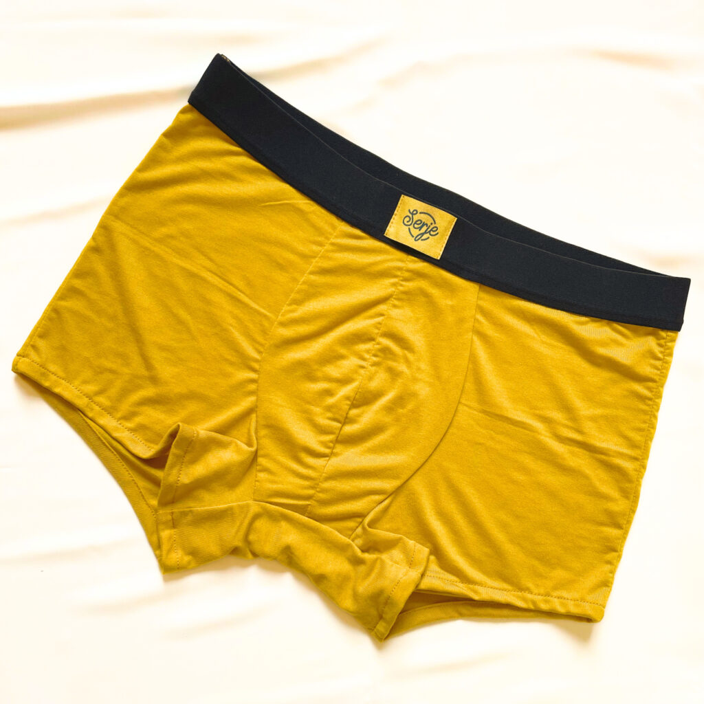 Boxer jaune moutarde homme S au XXL lingerie française