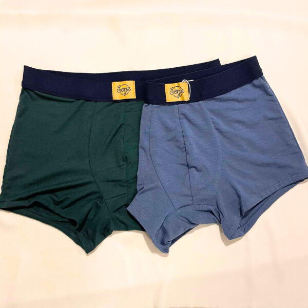 lot boxer bleu et vert