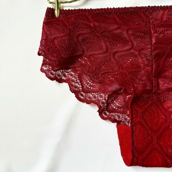 Ensemble de lingerie Jisèle Bordeaux & Noir – Image 2